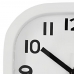 Relógio Parede 15x15 Branco - Estilo Clássico Sem Tic Tac Quartzo Decorativo