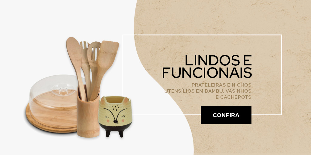 Prateleiras e Nichos, utensílios em Bambu, Vasinhos e Cachepots!