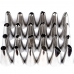 Kit com 24 Bicos de Confeitar em Inox com 01 Adaptador e 01 Caixa 