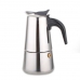 Cafeteira Expresso Italiana Para 6 X&iacute;caras A&ccedil;o Inox | Baquelite (cabo)