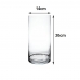 Vaso Cilindro Vidro 14x30cm