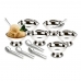 Conjunto Servir Sobremesa 12 pe&ccedil;as Inox