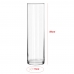 Vaso Vidro Cilindro Comprido 50x11 cm Transparente