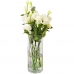 Vaso Vidro Cilindro 30x11cm Arranjos, Flores, Festas, Decoração