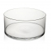 Vaso Redondo Floreira Terrario Cilindro em Vidro Suculentas, Arranjos 24x20cm