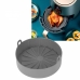 Forma p/ Air Fryer, Fritadeiras El&eacute;tricas em Silicone Redonda Grande 22cm 