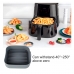 Forma De Silicone Para Air Fryer Quadrada Grande Com Al&ccedil;a - 20cm