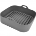 Forma De Silicone Para Air Fryer Quadrada Grande Com Al&ccedil;a - 20cm