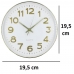 Relógio de Parede Dourado 19,5cm Redondo - Decoração Moderna de Luxo