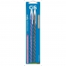 Kit Premium de Canetas Spiro : Precisão 0.7mm - Preto/Azul - 17.5cm. C/ 2 Canetas