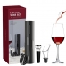 Kit Saca-Rolhas El&eacute;trico + Abridor Vinho ABS - 4 Pe&ccedil;as