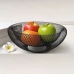 Fruteira aramada moderna - black - frutas - decoração - 30cm