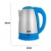Chaleira El&eacute;trica A&ccedil;o Inox Azul 1.8L 110V para Ch&aacute; e Caf&eacute;