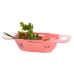 Escorredor Retr&aacute;til Ajust&aacute;vel Multiuso Macarr&atilde;o Frutas Pia Rosa