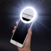 Luz de Selfie Recarregável 9 cm com Clipe para Celular e 3 Modos de Iluminação