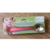 Colher Sobremesa Infantil L&iacute;ngua Divertida - A&ccedil;o Inox e Silicone - LicketySpoon