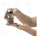 Porta Tempero Giratório Inox 6 Potes de Vidro 120ml Premium