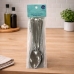 Conjunto 6 Colheres Mesa A&ccedil;o Inox Talheres Refei&ccedil;&atilde;o Resistente