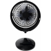 Mini Ventilador Portatil Usb Silencioso Preto Pequeno Compacto 15cm