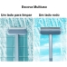 Limpador Multiuso Vidros E Tecidos Escova Tira Pelos Pet 4 Em 1 Com Cabo 43cm