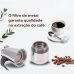 Cafeteira Italiana Moka Inox 6 Xicaras 300ml Preparo Cafe Forte Resistente Fogao Inducao