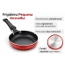 Frigideira Pequena Antiaderente 12cm Alumínio Vermelha Omeleteira Individual