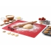 Tapete Culin&aacute;rio Silicone 40x30 Antiaderente Forno Vermelho