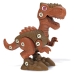 Brinquedo Dinossauro Infantil Montar Desmontar Parafusadeira Elétrica