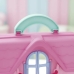 Casa Boneca Maleta Infantil Portátil Luz Som Móveis Acessórios Rosa Casinha Brinquedo