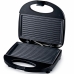 Sanduicheira Grill Elétrica Misteira Antiaderente 750W 127V Prensa Dupla Preta