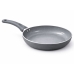 Frigideira Indu&ccedil;&atilde;o Cer&acirc;mica Antiaderente 28cm Cinza Alum&iacute;nio Fog&atilde;o El&eacute;trico