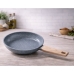 Frigideira Fog&atilde;o Indu&ccedil;&atilde;o Vitrocer&acirc;mica 22cm Cinza Antiaderente Fundo Triplo