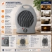 Aquecedor Eletrico Portatil 1000W 127V Cinza Mini Aquecedor Ambiente