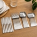 Faqueiro Completo Inox 24 Pe&ccedil;as Livre de BPA para Cozinha Moderna
