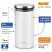 Jarra para Mesa Posta de Vidro Marine com Tampa Hermetica Inox 1,4L