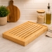 T&aacute;bua Migalheira Bambu Natural 37x22cm Base Remov&iacute;vel Linha Sense