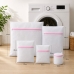 Kit 5 Sacos com Z&iacute;per para Lavar Roupas Delicadas - Prote&ccedil;&atilde;o na M&aacute;quina