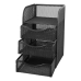 Gaveteiro Metal Aramado Preto 3 Gavetas Organizador Mesa Escritório Home Office