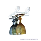 Porta Ta&ccedil;as Ajust&aacute;vel Para Arm&aacute;rio 