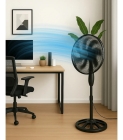 Ventilador De Coluna 40cm 6 Pas Preto 127v Silencioso