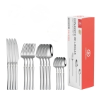 Conjunto de Talheres Inox 16 Peças - Aço Inoxidável, Cor Inox, 4 Pessoas (22,9 cm)