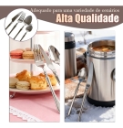 Conjunto de Talheres Inox 16 Peças - Aço Inoxidável, Cor Inox, 4 Pessoas (22,9 cm)