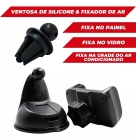 Suporte Para Celular Carro 360 Graus Com Ventosa Silicone E Base Girat&oacute;ria