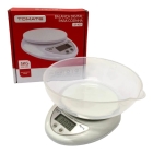 Balan&ccedil;a Digital Cozinha 5kg com Recipiente Fun&ccedil;&atilde;o Tara Precis&atilde;o 1g para Receitas