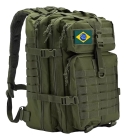 Mochila Militar 50L Verde para Viagem Camping Trekking Resistente &agrave; &Aacute;gua